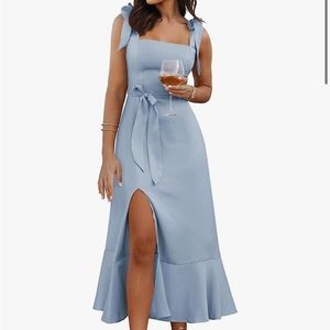 Pretty Blue Dress! Perfect for a wedding!